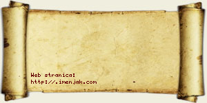 Isak Blažić vizit kartica